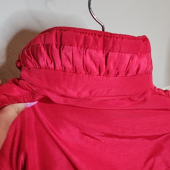 1st Down Pink Goose Down Coat. Kids size 8. - Picture 11 of 16